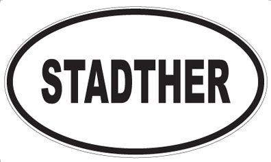 STADTHER - Oval Magnet