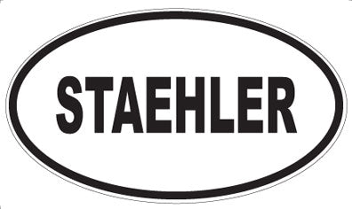 STAEHLER - Oval Sticker