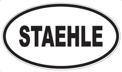 STAEHLE - Oval Magnet