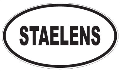 STAELENS - Oval Sticker