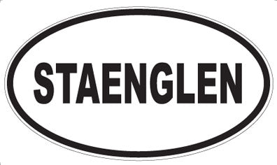 STAENGLEN - Oval Sticker