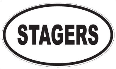 STAGERS - Oval Sticker