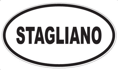 STAGLIANO - Oval Sticker
