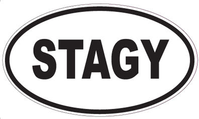 STAGY - Oval Magnet