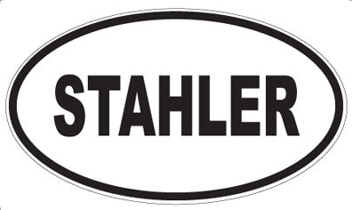 STAHLER - Oval Sticker