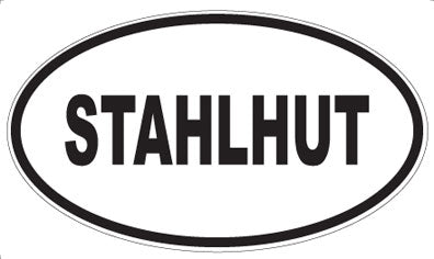 STAHLHUT - Oval Sticker