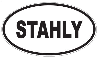 STAHLY - Oval Sticker