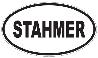 STAHMER - Oval Sticker