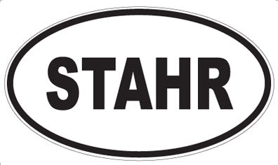 STAHR - Oval Magnet