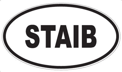 STAIB - Oval Sticker