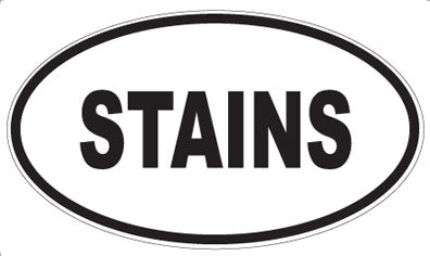 STAINS - Oval Magnet
