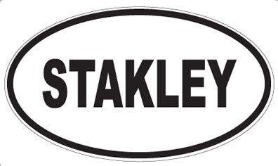 STAKLEY - Oval Sticker