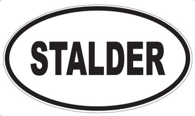 STALDER - Oval Magnet