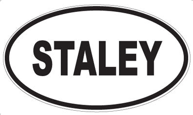 STALEY - Oval Magnet