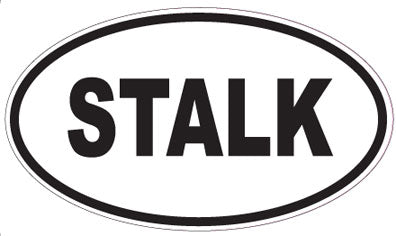 STALK - Oval Magnet