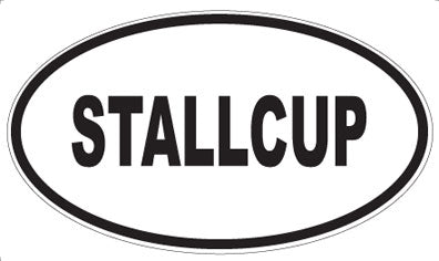 STALLCUP - Oval Magnet