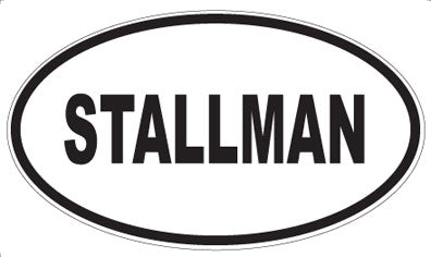 STALLMAN - Oval Magnet