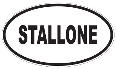 STALLONE - Oval Magnet