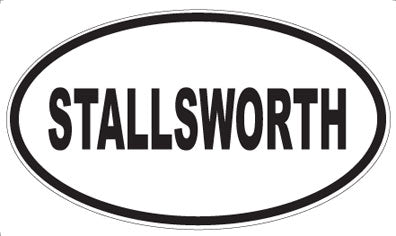 STALLSWORTH - Oval Magnet