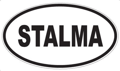 STALMA - Oval Sticker