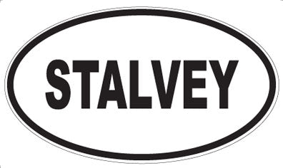 STALVEY - Oval Magnet