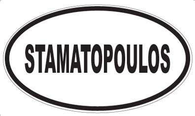 STAMATOPOULOS - Oval Magnet