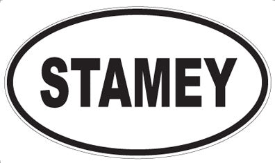 STAMEY - Oval Magnet