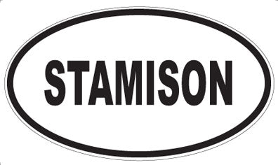 STAMISON - Oval Sticker