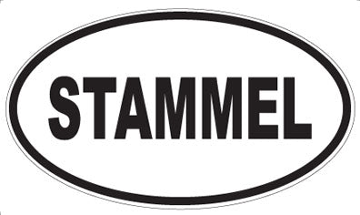 STAMMEL - Oval Magnet