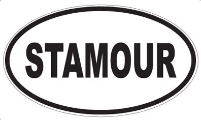 STAMOUR - Oval Sticker