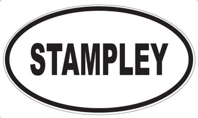 STAMPLEY - Oval Sticker
