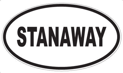 STANAWAY - Oval Magnet