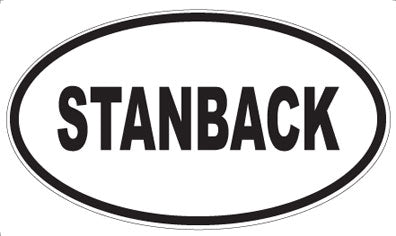 STANBACK - Oval Magnet