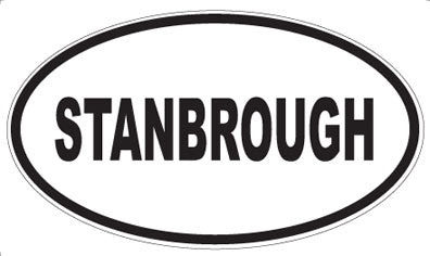 STANBROUGH - Oval Magnet