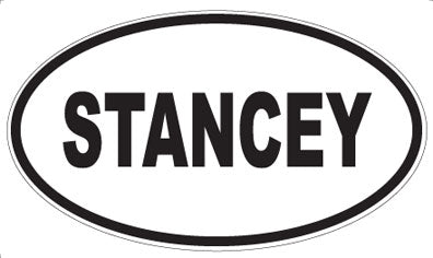 STANCEY - Oval Sticker