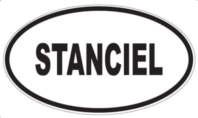 STANCIEL - Oval Sticker