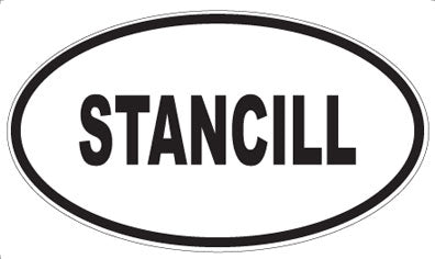 STANCILL - Oval Magnet