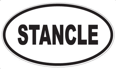 STANCLE - Oval Magnet