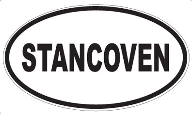 STANCOVEN - Oval Sticker