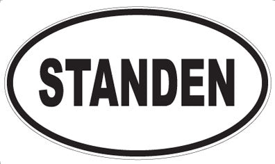 STANDEN - Oval Magnet