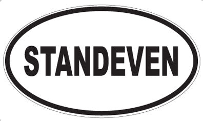STANDEVEN - Oval Magnet
