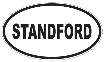 STANDFORD - Oval Sticker