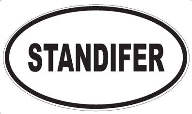 STANDIFER - Oval Sticker