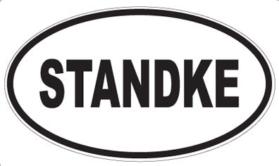 STANDKE - Oval Magnet
