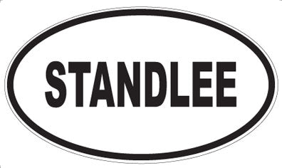 STANDLEE - Oval Magnet