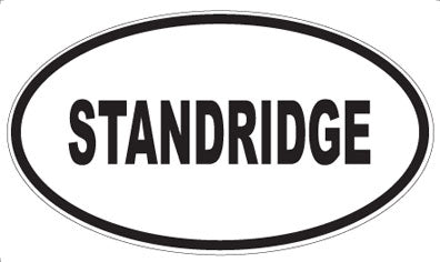 STANDRIDGE - Oval Magnet