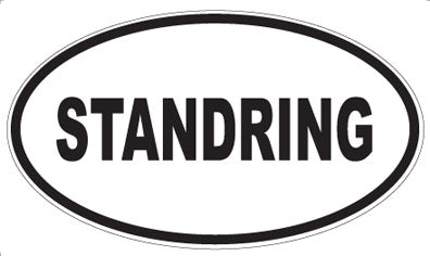 STANDRING - Oval Magnet