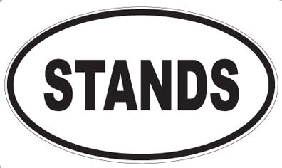 STANDS - Oval Magnet