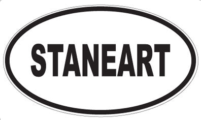 STANEART - Oval Sticker