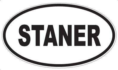 STANER - Oval Sticker